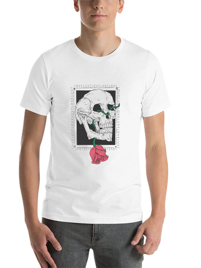 Skull & Rose Graphic T-Shirt - Edgy Streetwear