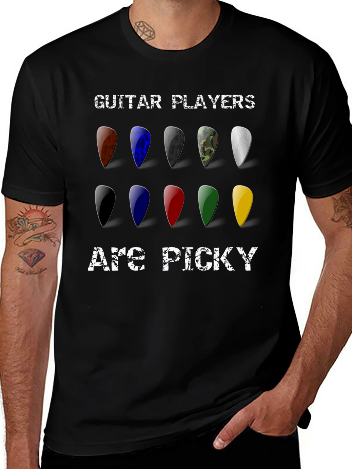 Guitar Players Are Picky T-Shirt - Music Lover Tee