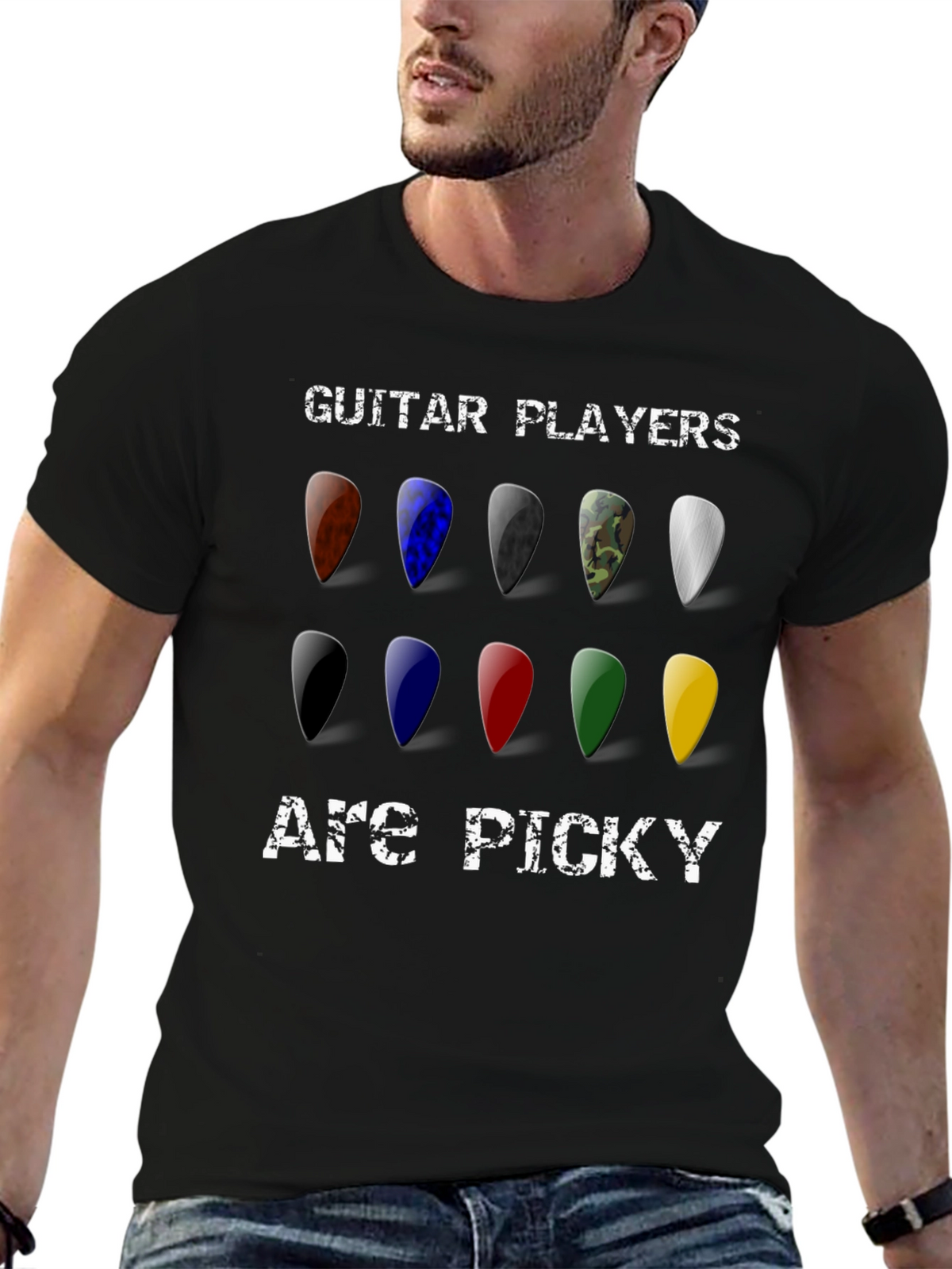 Guitar Players Are Picky T-Shirt - Music Lover Tee