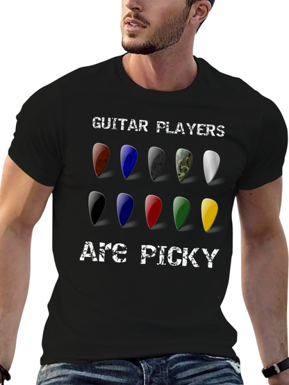 Guitar Players Are Picky T-Shirt - Music Lover Tee