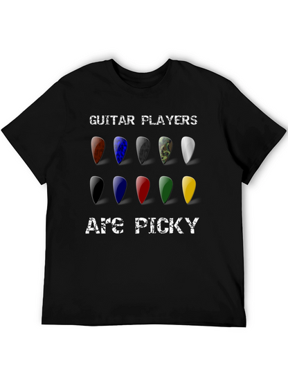 Guitar Players Are Picky T-Shirt - Music Lover Tee