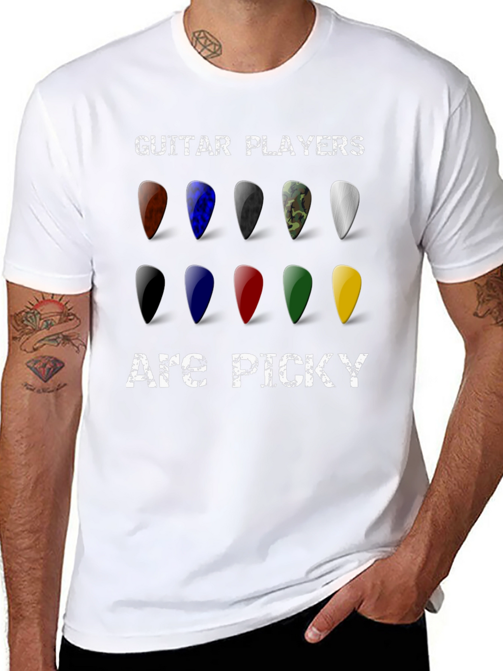 Guitar Players Are Picky T-Shirt - Music Lover Tee