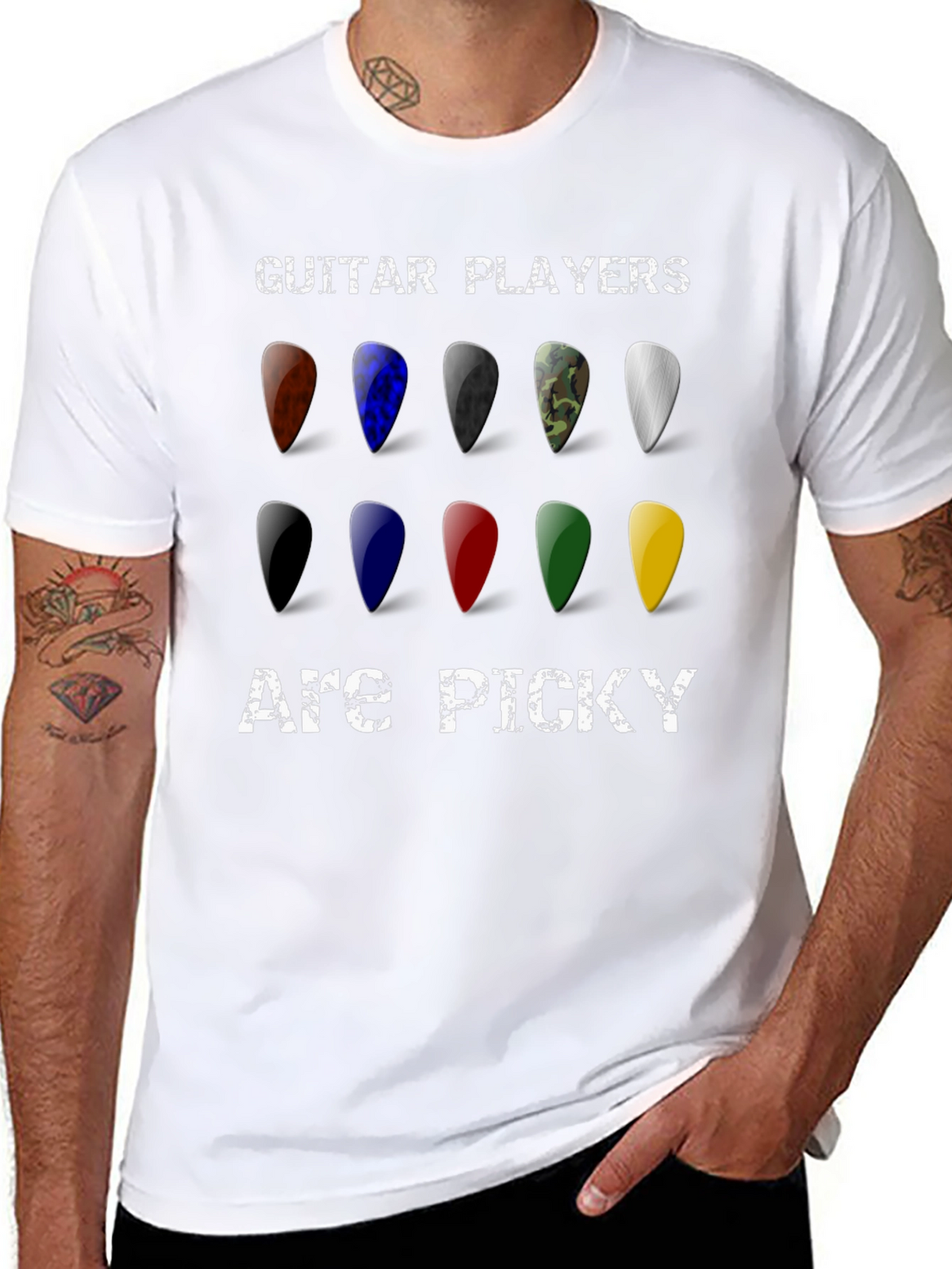 Guitar Players Are Picky T-Shirt - Music Lover Tee