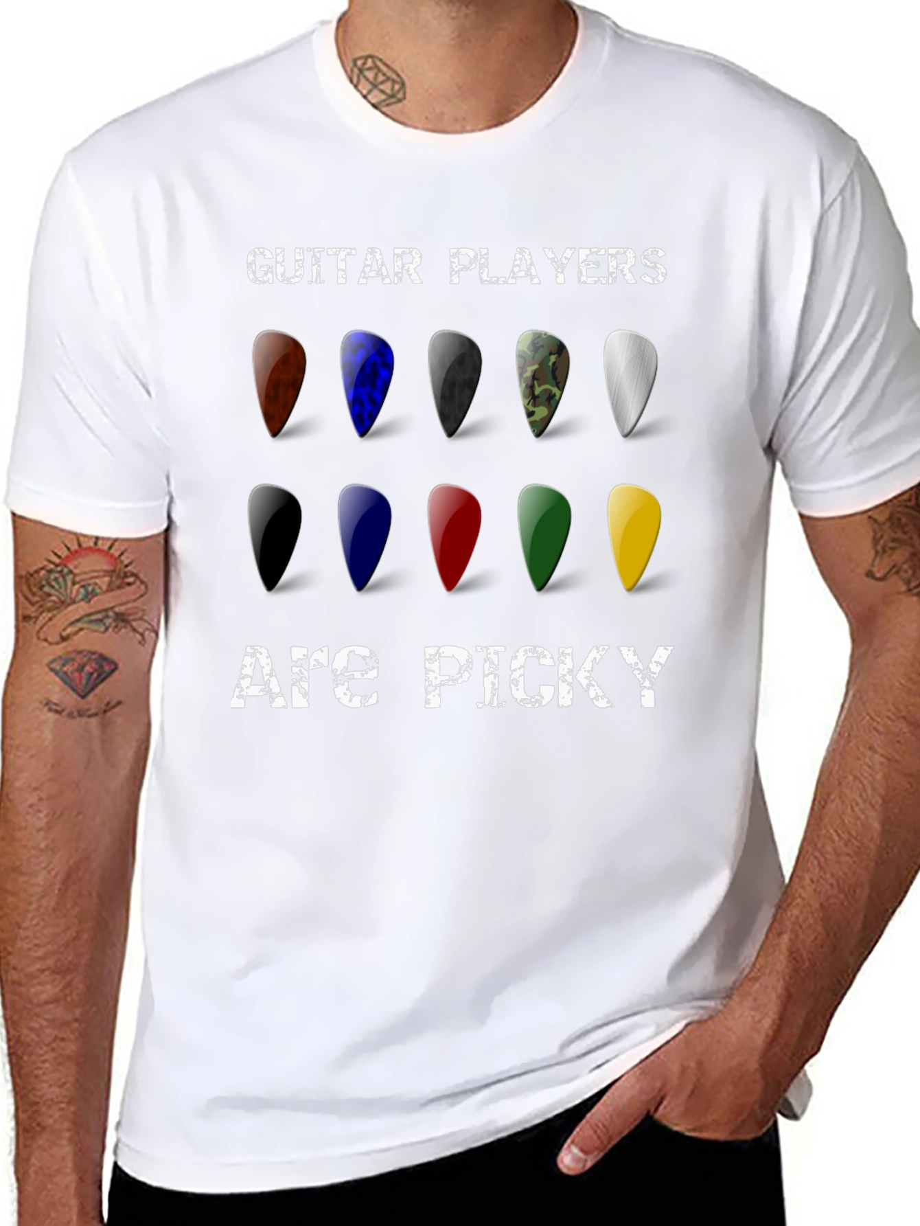 Guitar Players Are Picky T-Shirt - Music Lover Tee