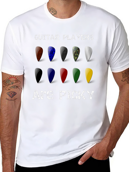 Guitar Players Are Picky T-Shirt - Music Lover Tee