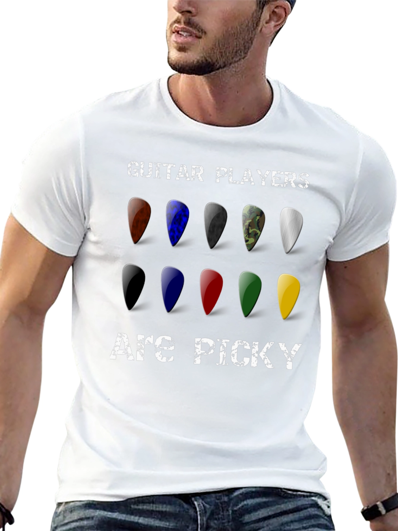 Guitar Players Are Picky T-Shirt - Music Lover Tee