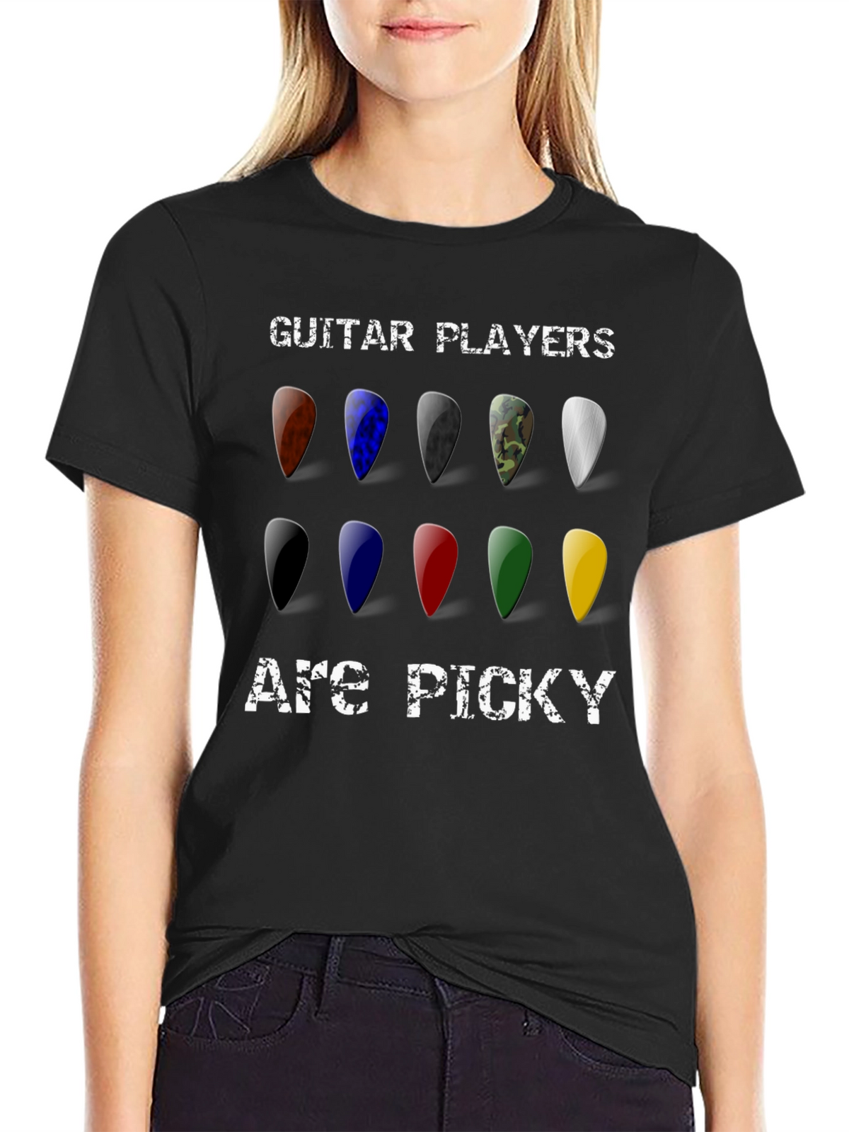 Guitar Players Are Picky T-Shirt - Music Lover Tee