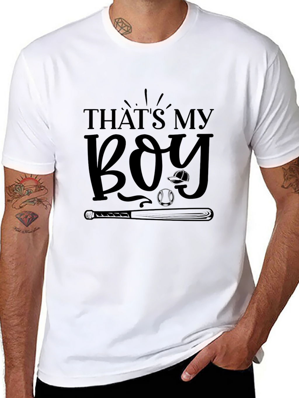 Thats My Boy Baseball Graphic Tee