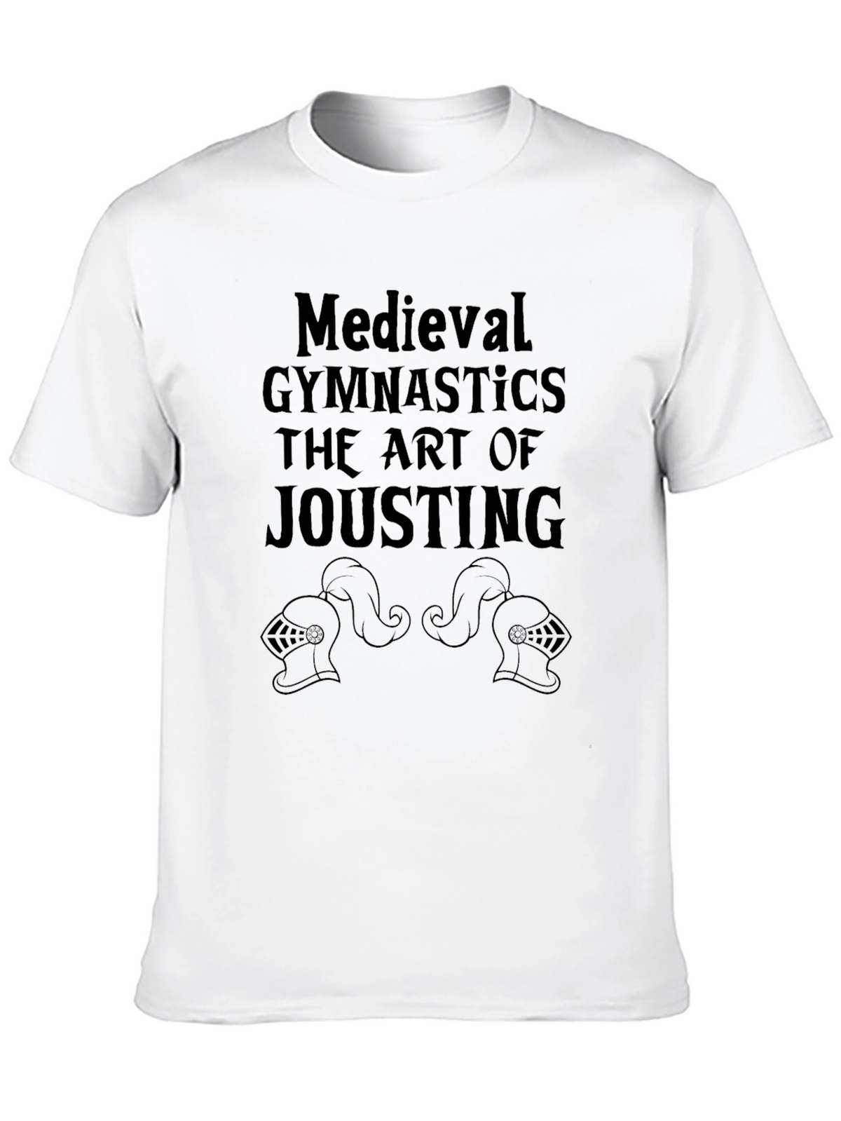 Medieval Gymnastics Jousting Graphic T-Shirt
