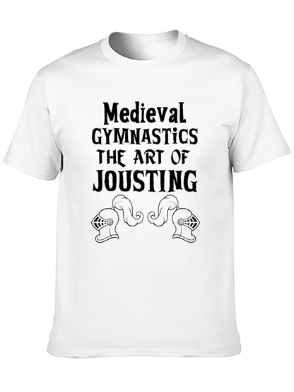 Medieval Gymnastics Jousting Graphic T-Shirt