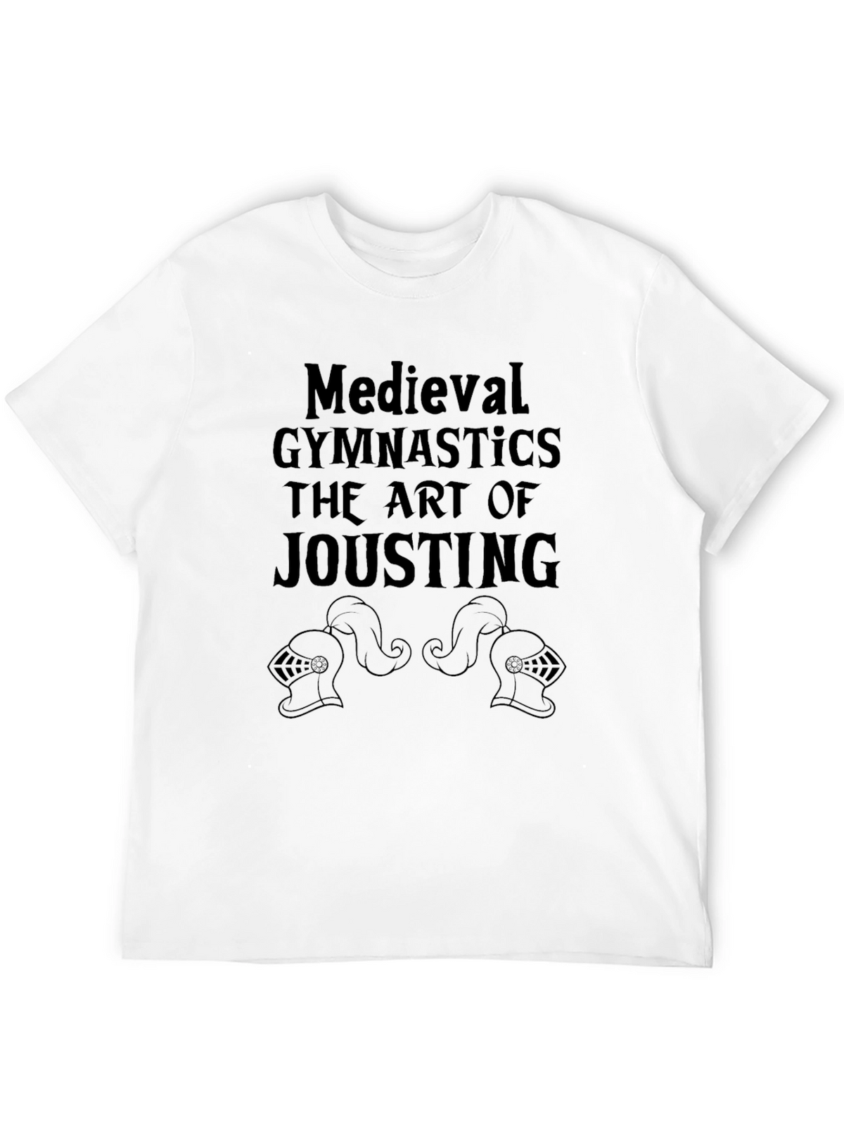 Medieval Gymnastics Jousting Graphic T-Shirt