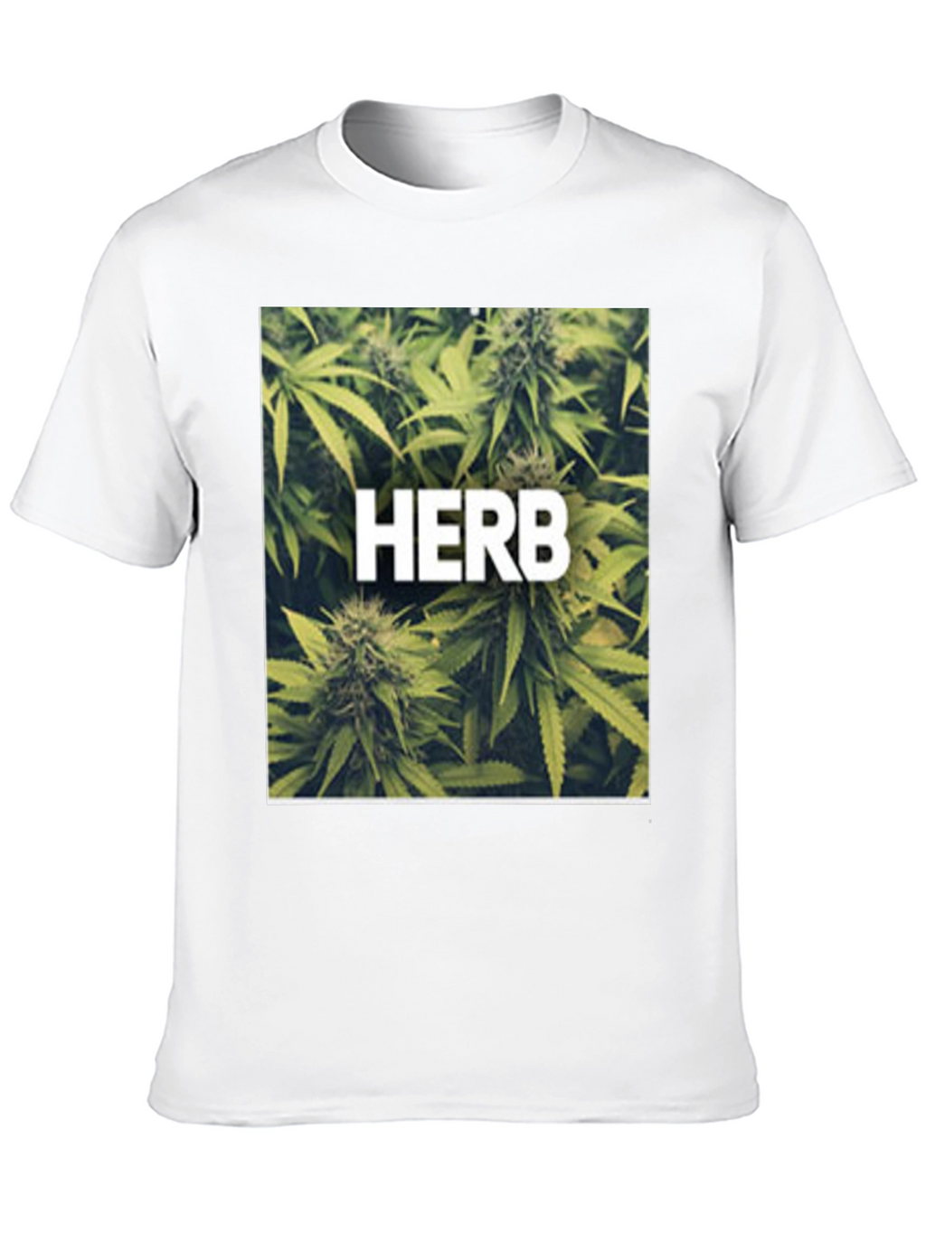 Herb Graphic Black T-Shirt