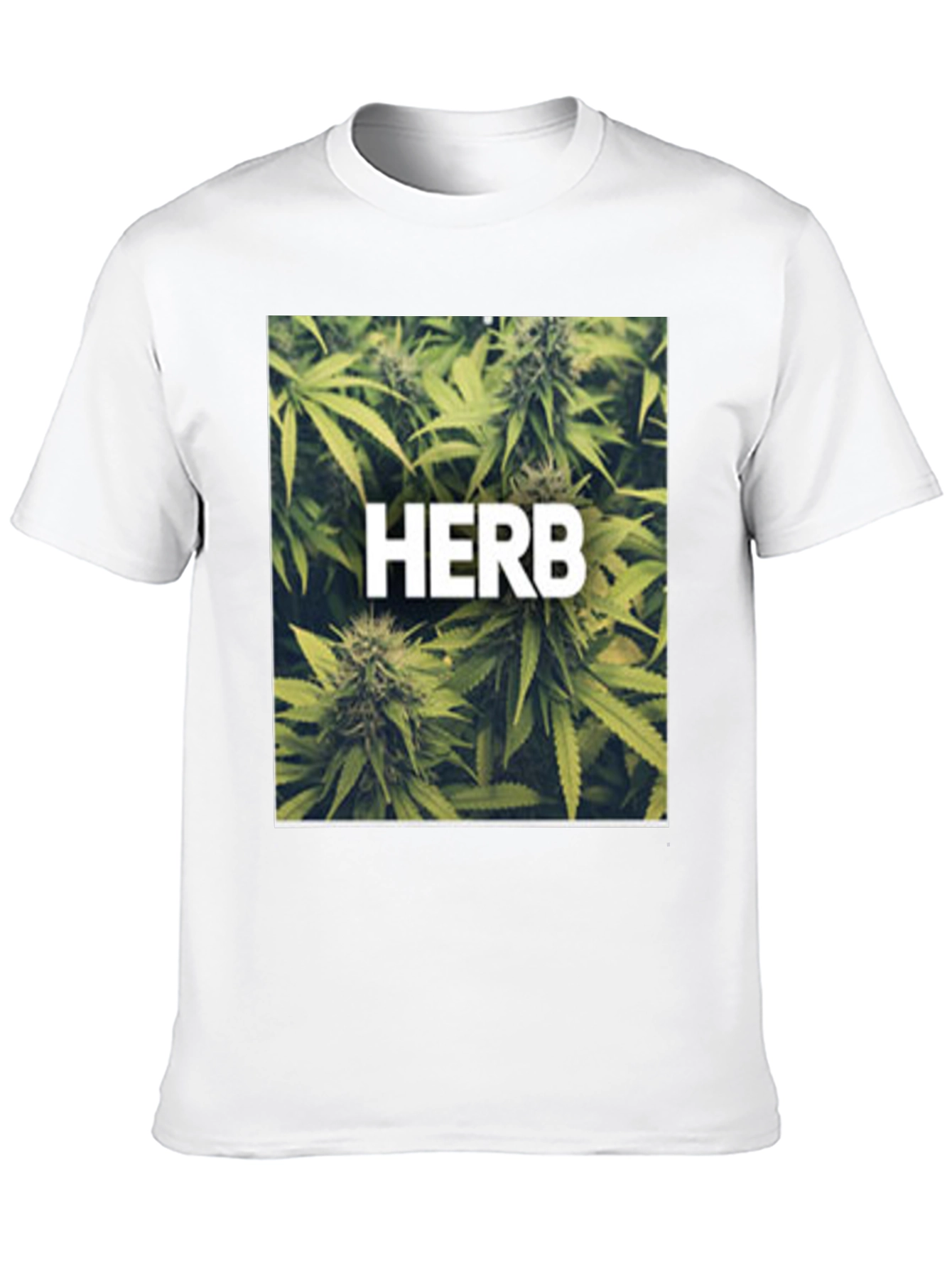 Herb Graphic Black T-Shirt
