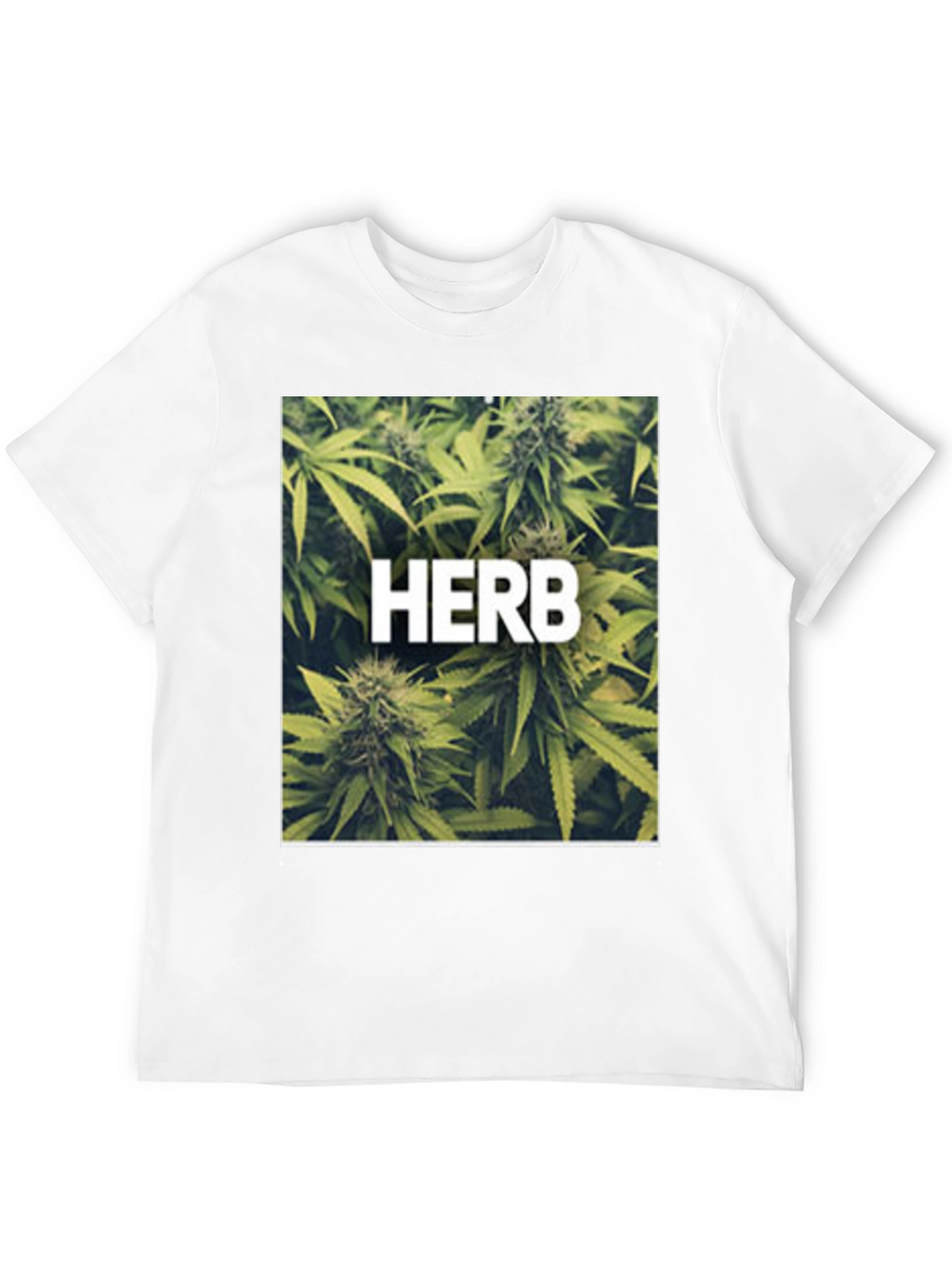 Herb Graphic Black T-Shirt