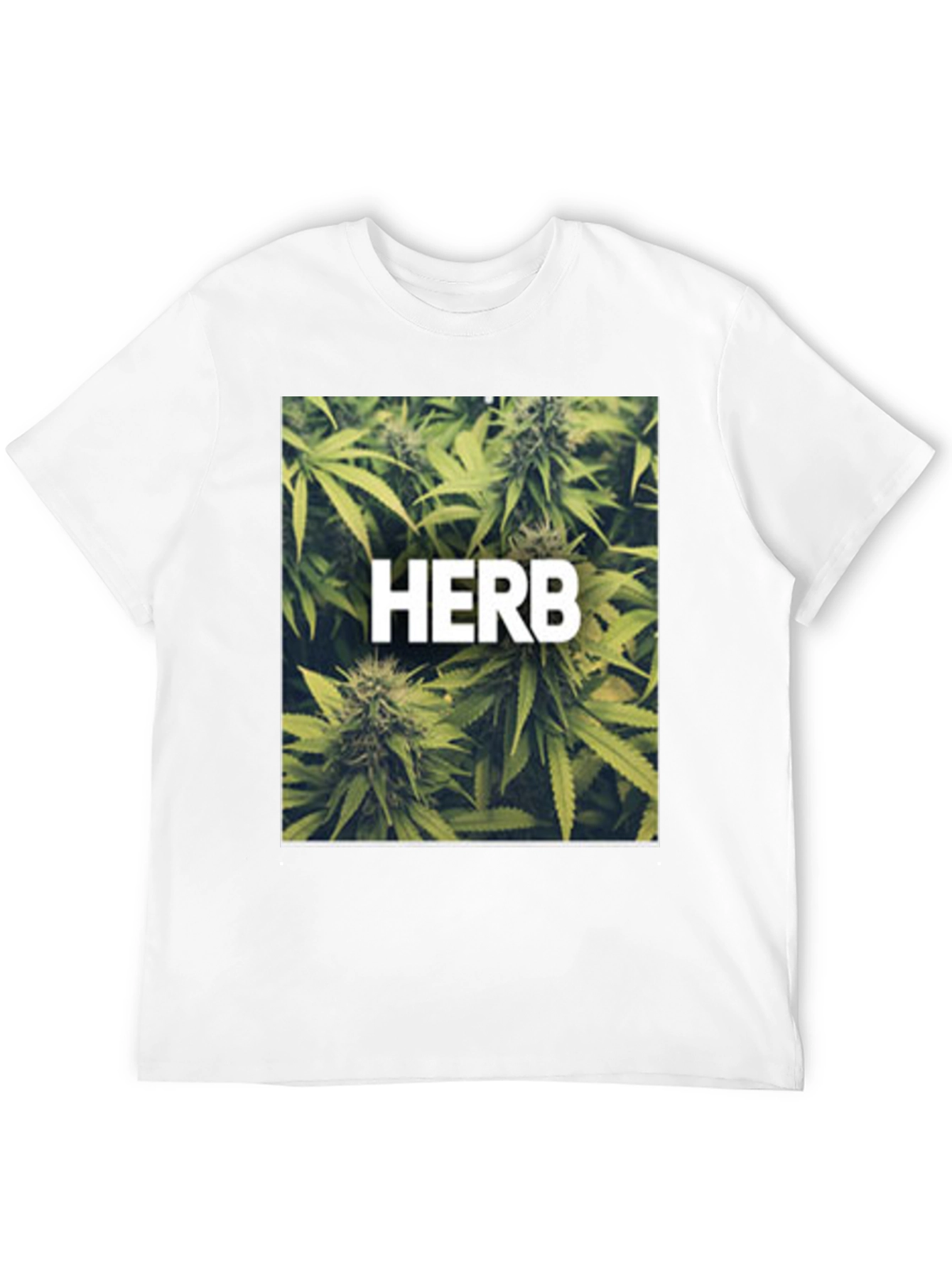Herb Graphic Black T-Shirt