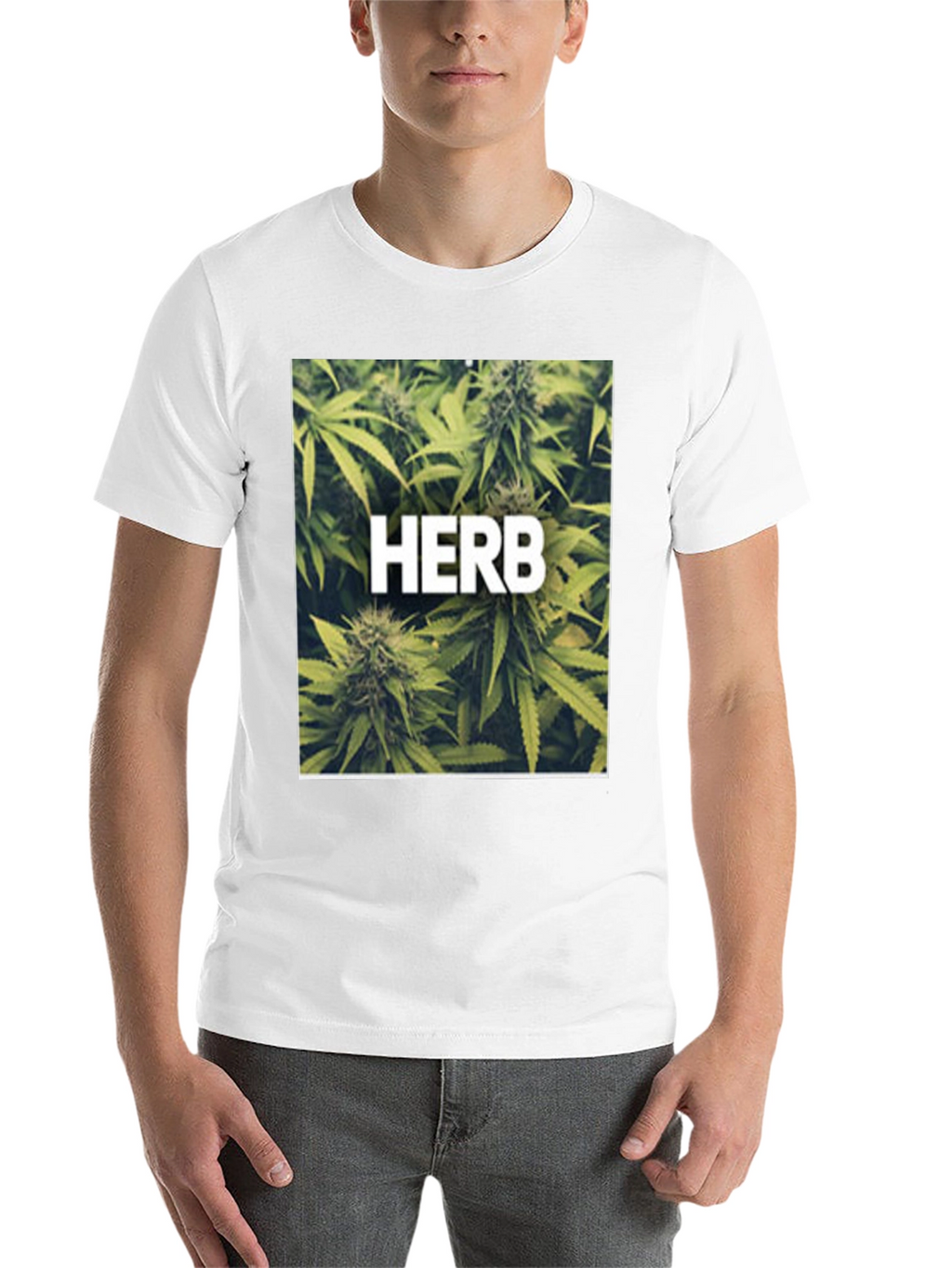 Herb Graphic Black T-Shirt