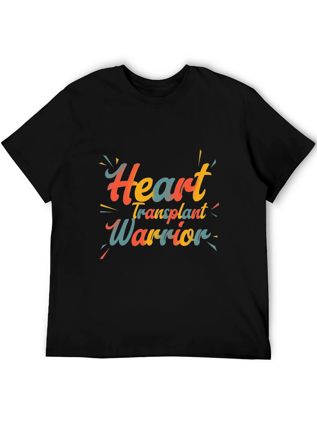Heart Transplant Warrior Graphic Tee - Black