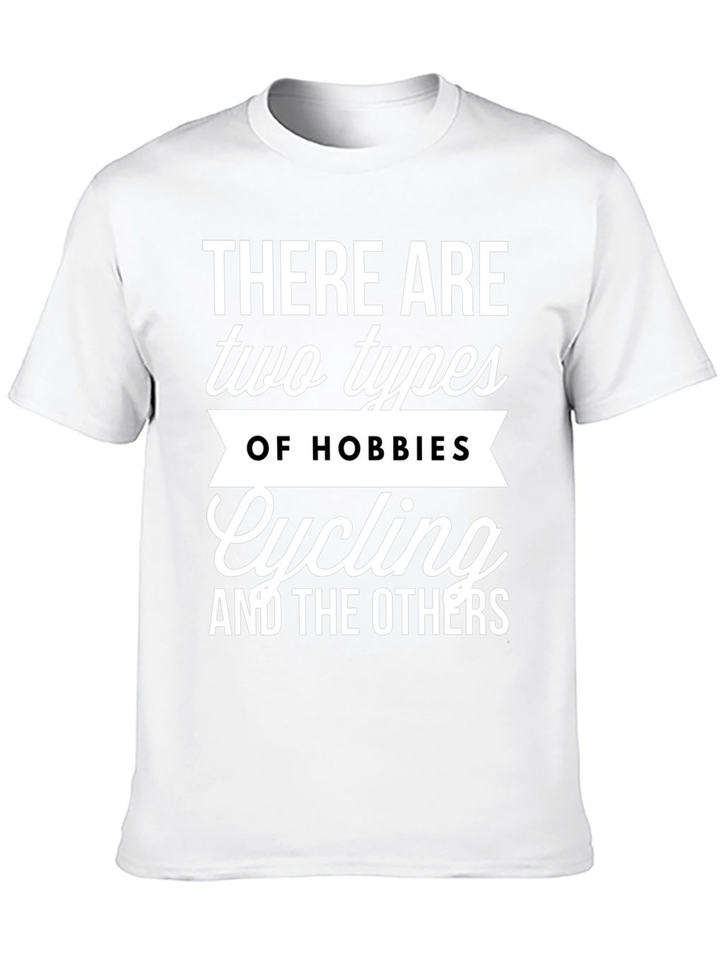 Cycling Hobbies Graphic Tee - Black