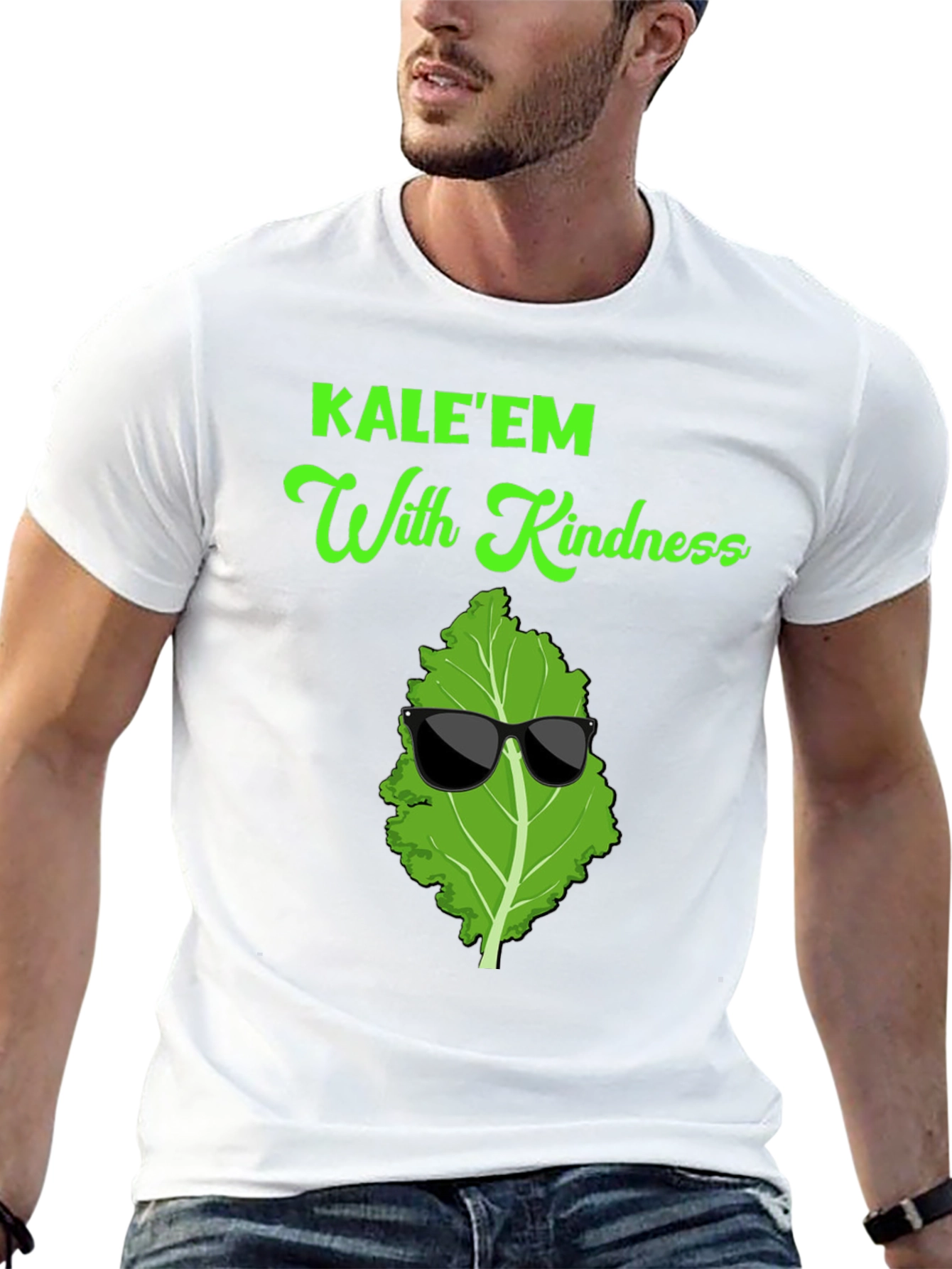 KALEEM With Kindness T-Shirt Cool Vegan Tee
