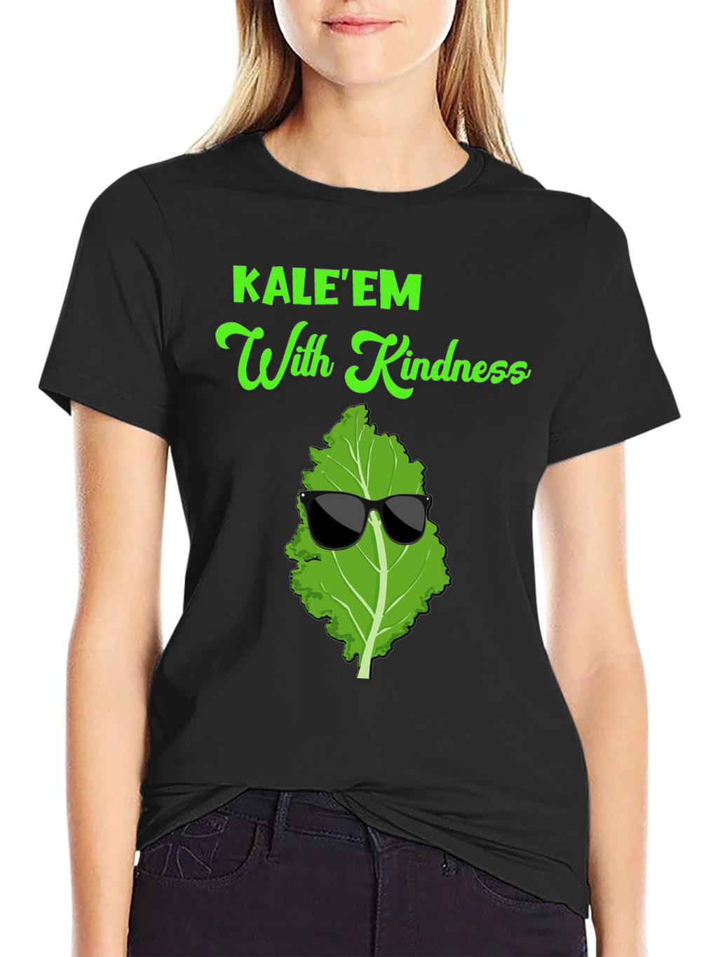 KALEEM With Kindness T-Shirt Cool Vegan Tee