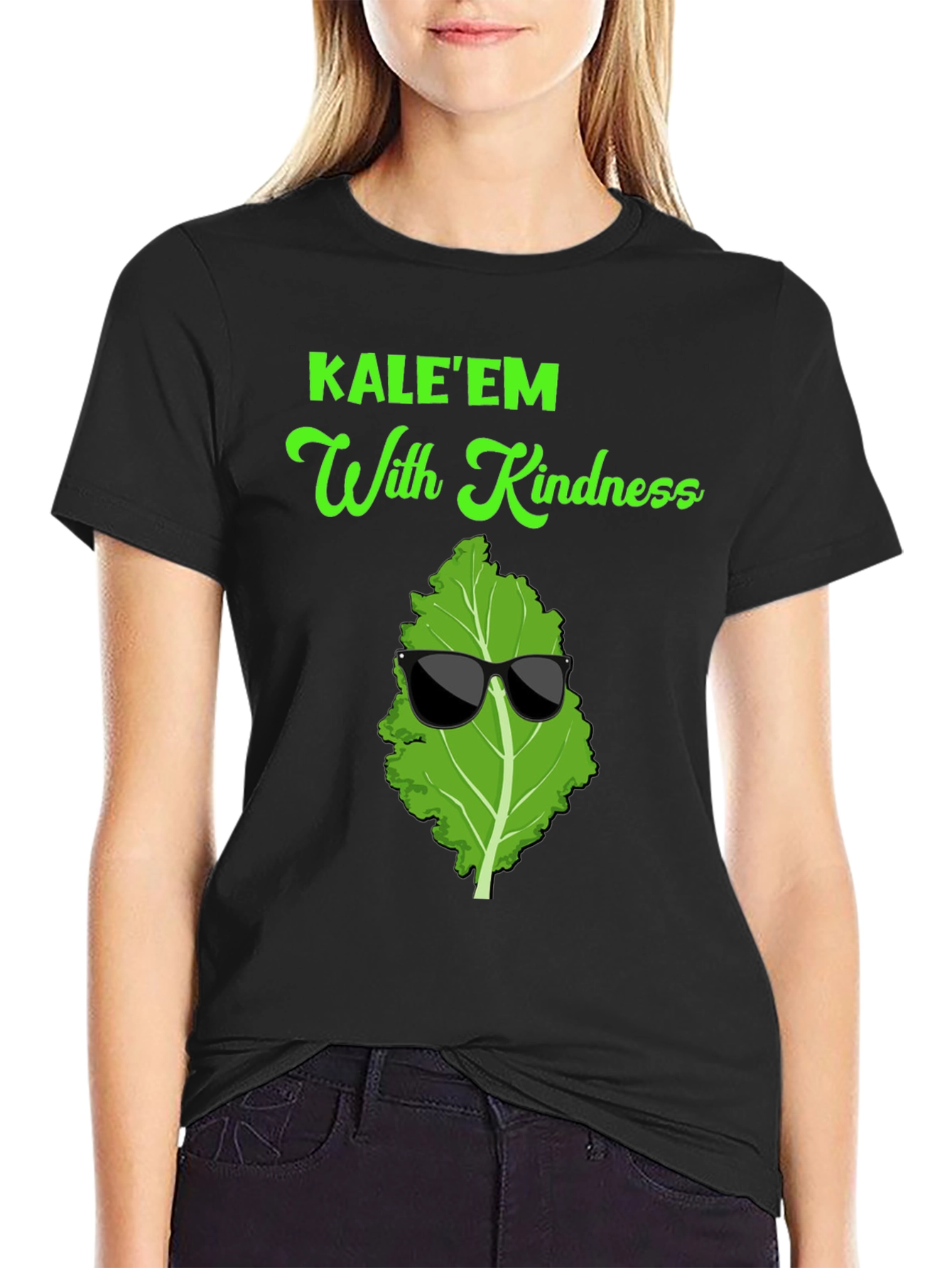 KALEEM With Kindness T-Shirt Cool Vegan Tee