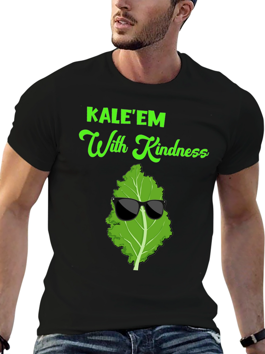 KALEEM With Kindness T-Shirt Cool Vegan Tee