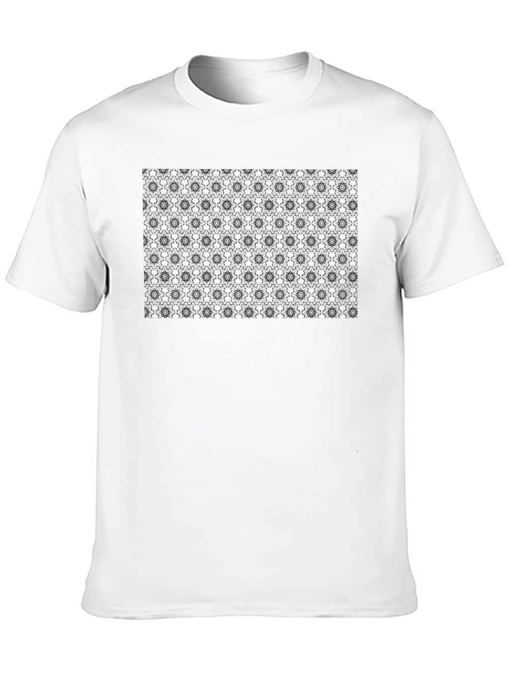 Dark Patterned Black T-Shirt