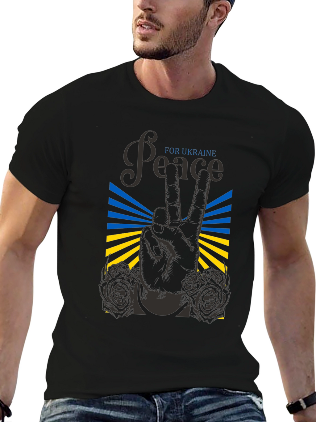 Peace for Ukraine Graphic T-Shirt