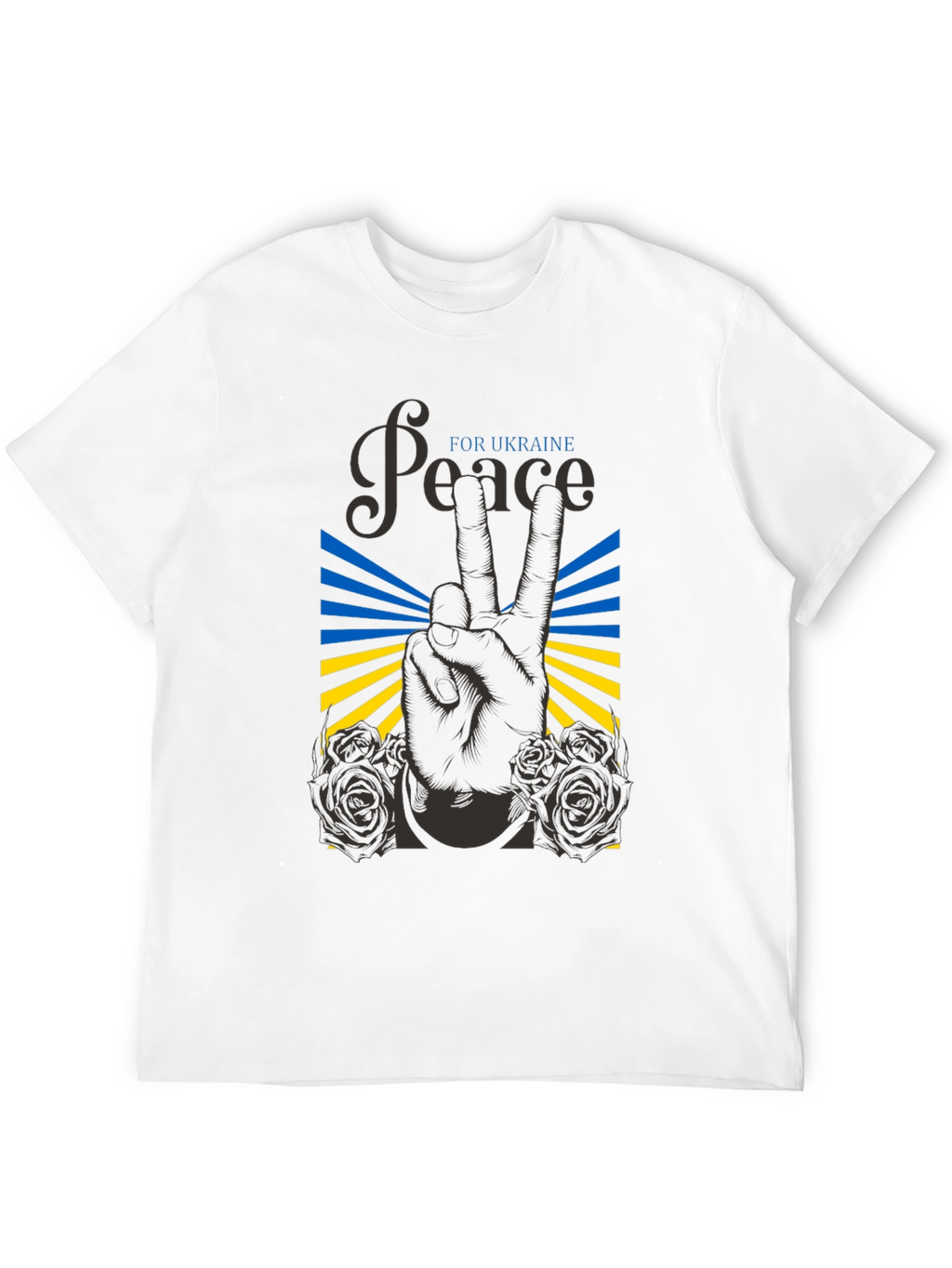 Peace for Ukraine Graphic T-Shirt
