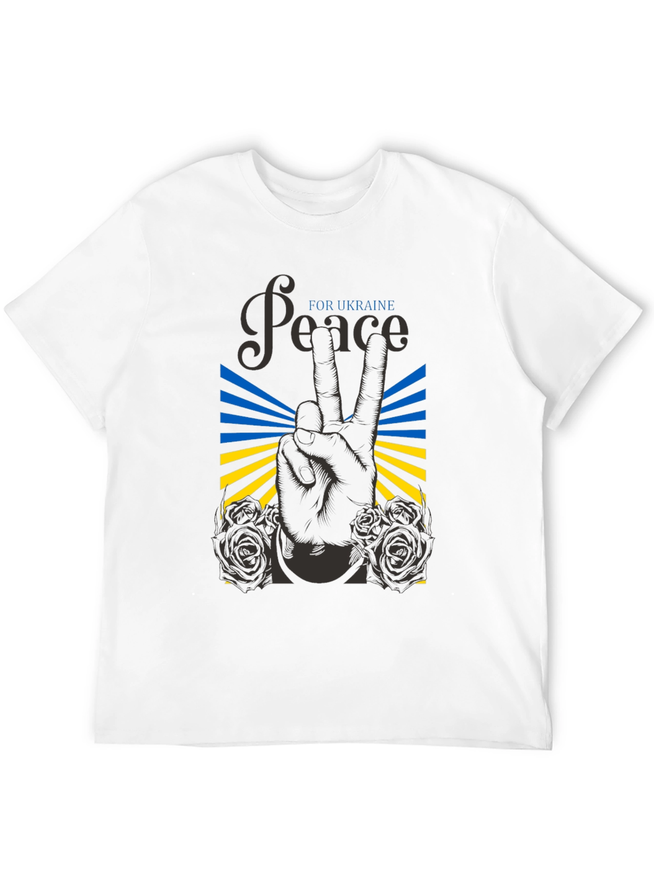 Peace for Ukraine Graphic T-Shirt