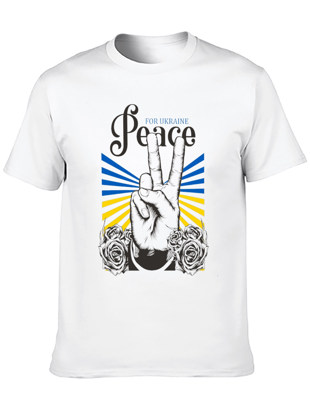 Peace for Ukraine Graphic T-Shirt