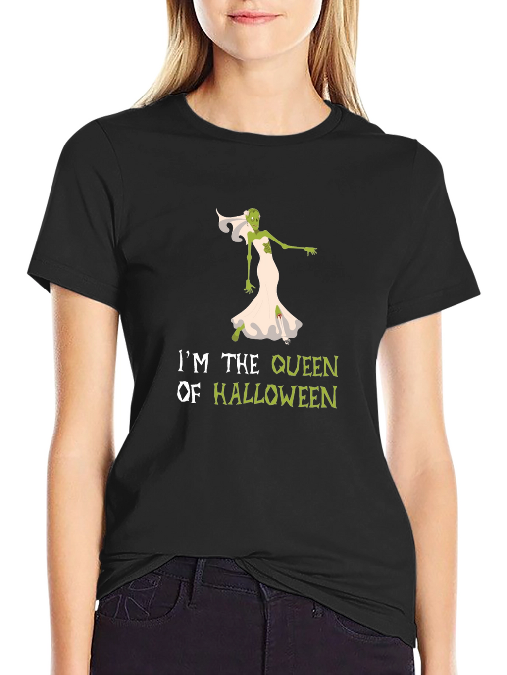 Halloween Queen Zombie Bride T-Shirt