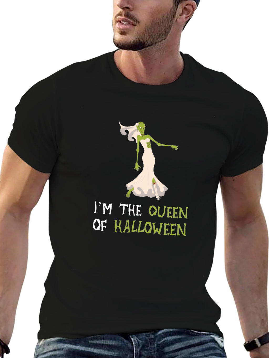 Halloween Queen Zombie Bride T-Shirt