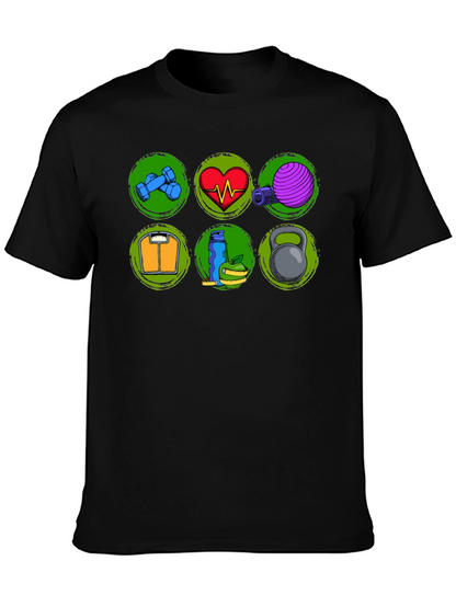 Fitness Graphic T-Shirt: Workout Motivation