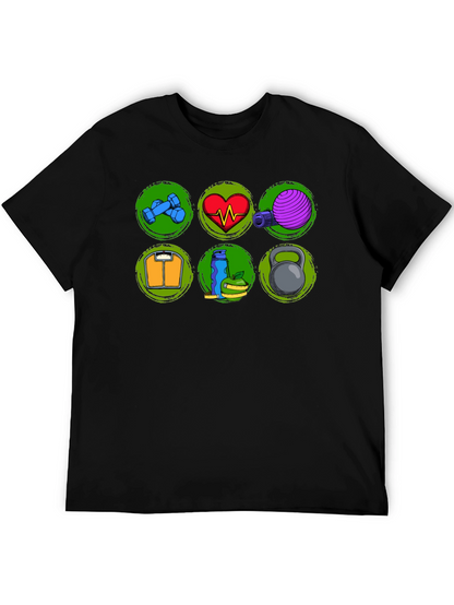 Fitness Graphic T-Shirt: Workout Motivation