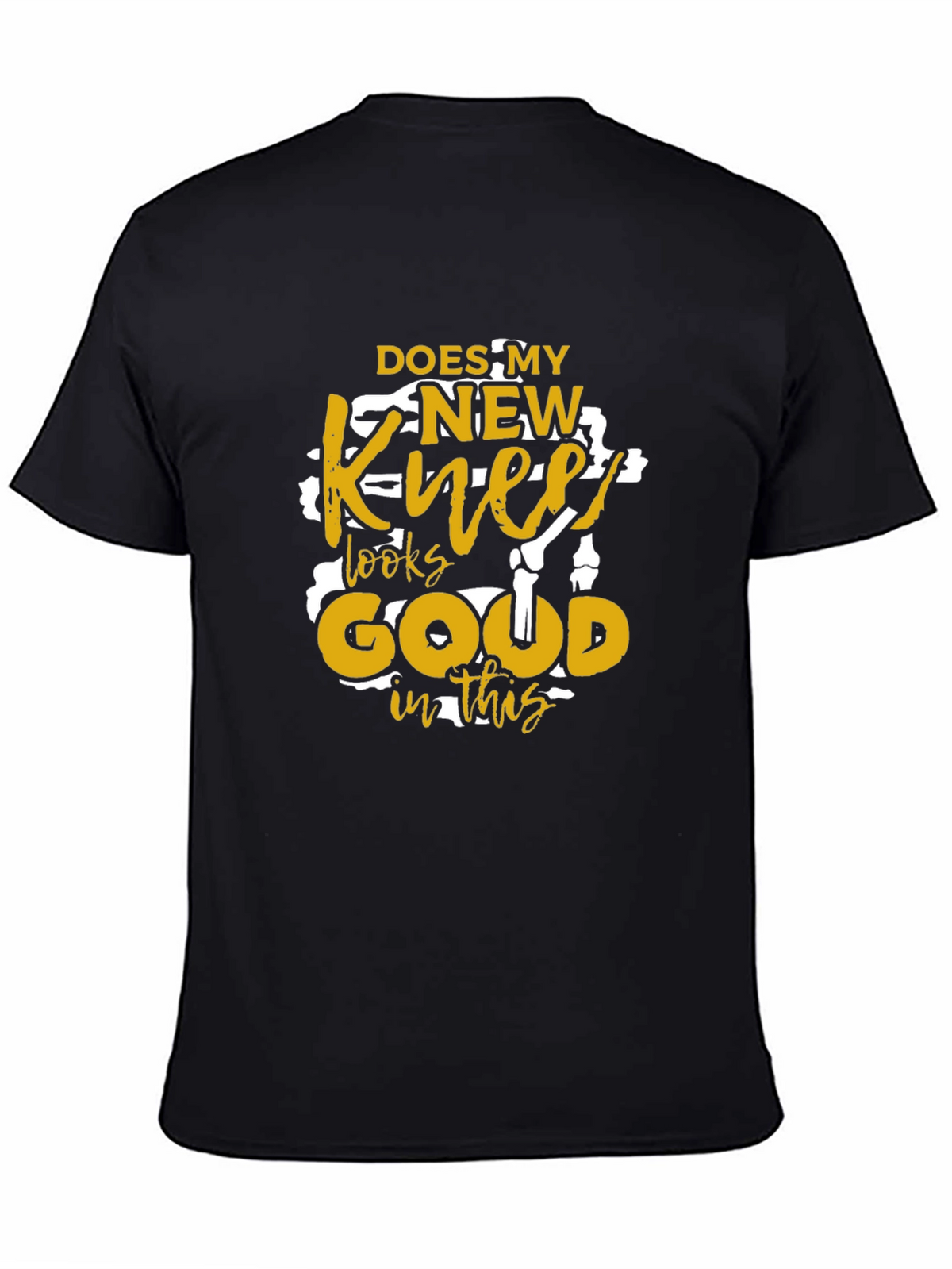New Knee Funny Graphic T-Shirt