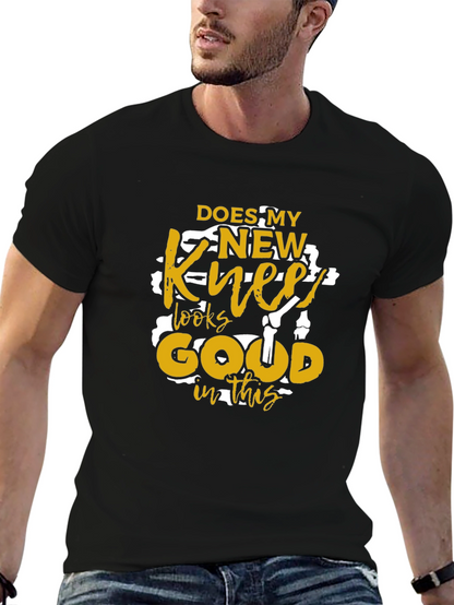New Knee Funny Graphic T-Shirt