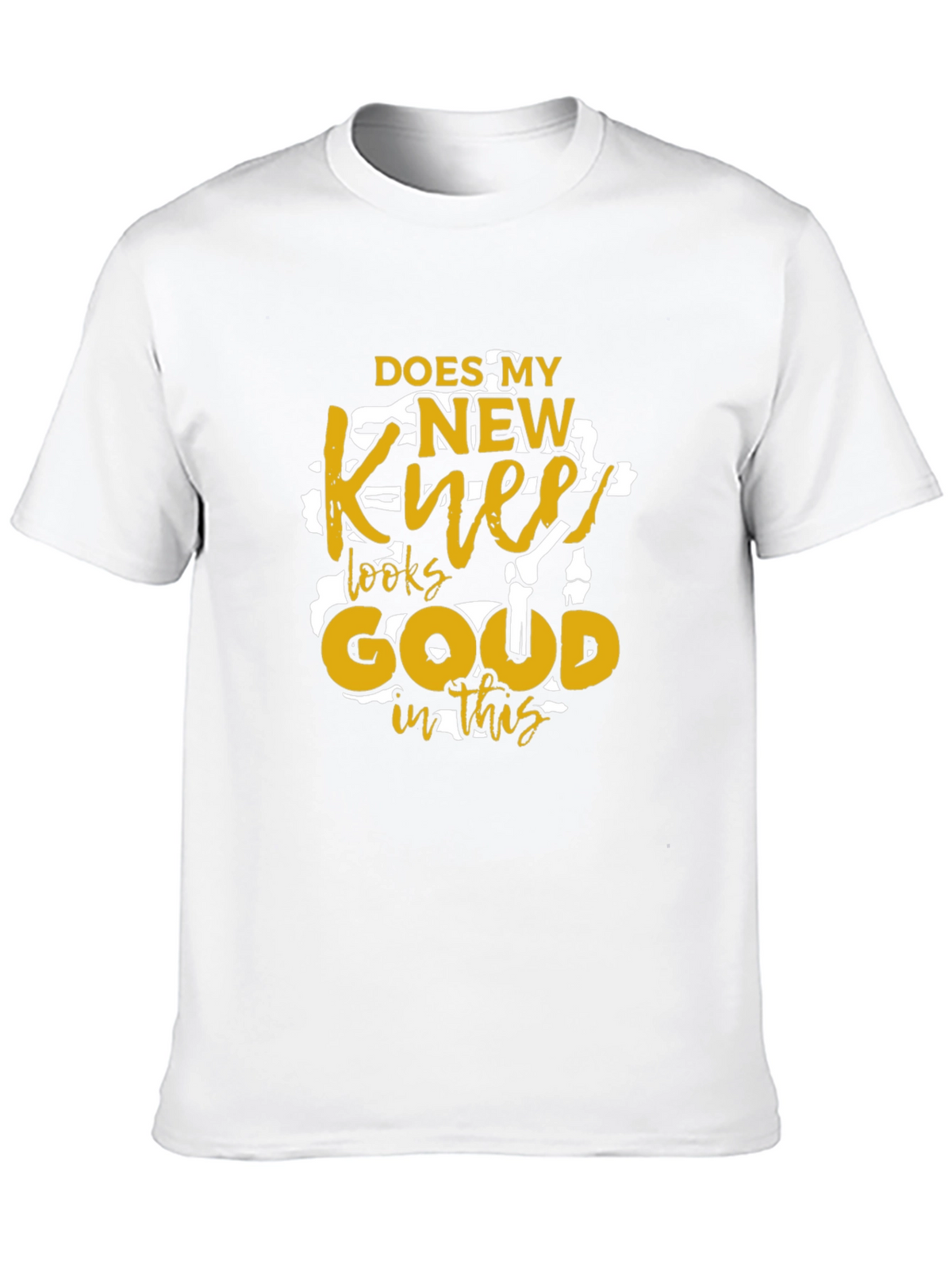 New Knee Funny Graphic T-Shirt