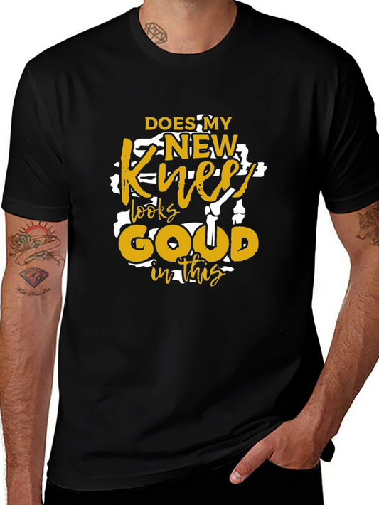 New Knee Funny Graphic T-Shirt