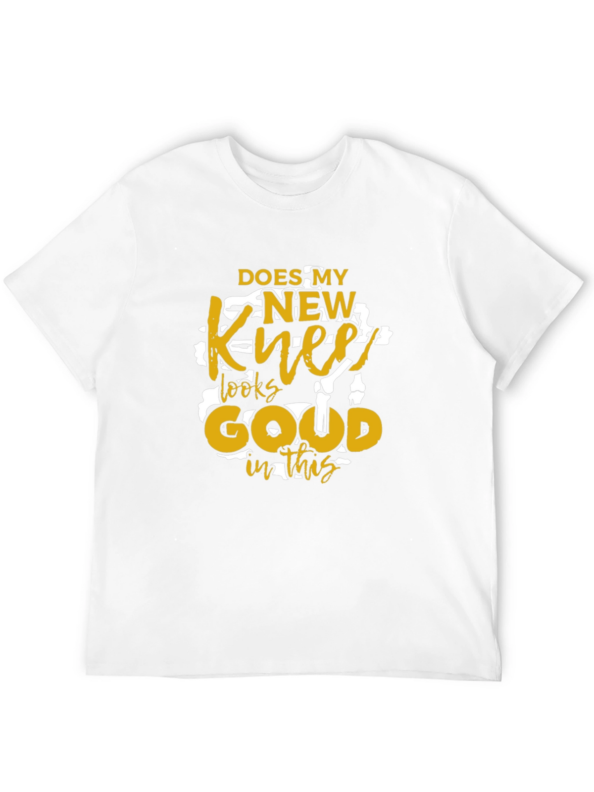 New Knee Funny Graphic T-Shirt