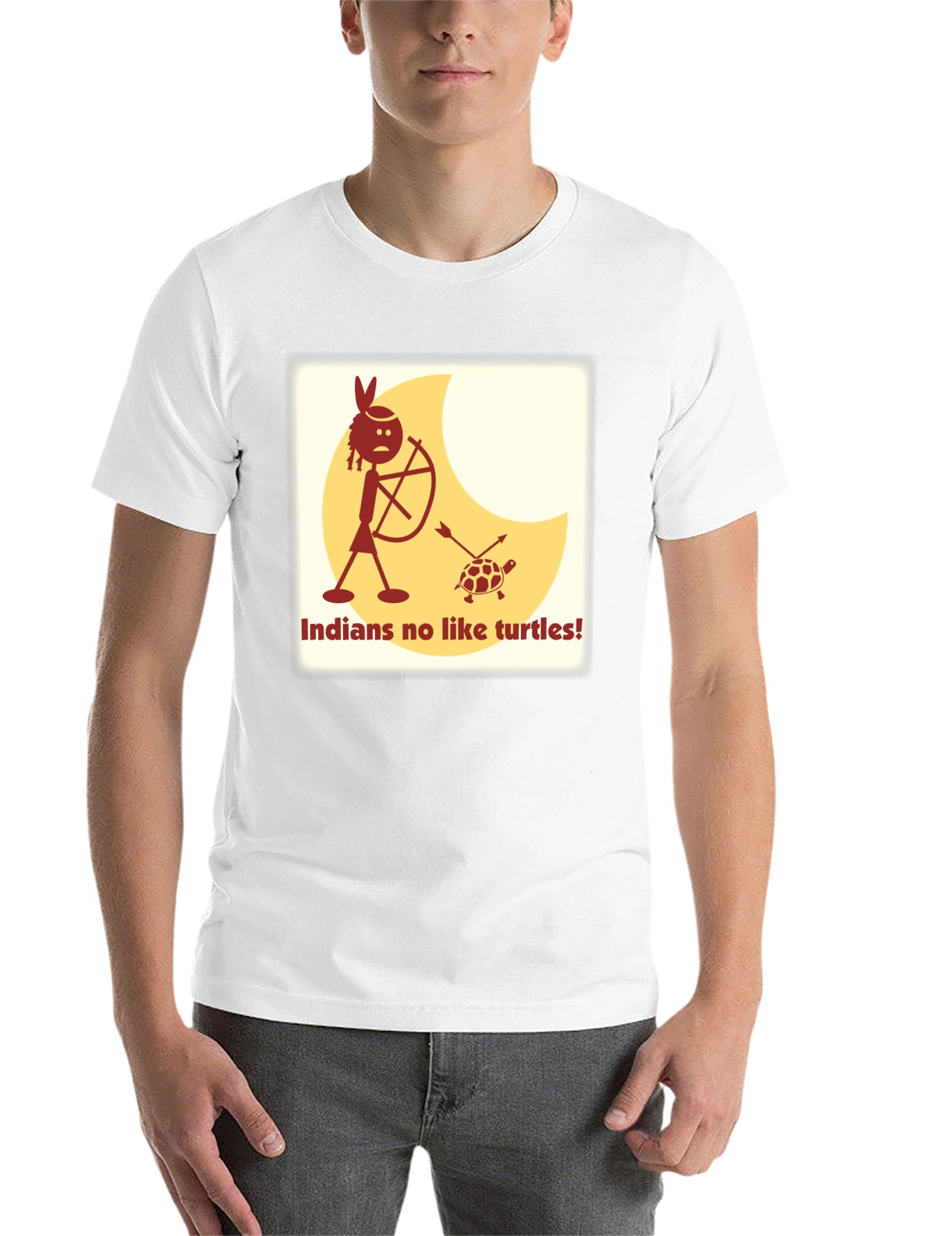 Indians No Like Turtles Funny T-Shirt