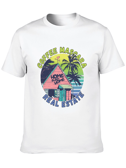 Coffee Mascara Real Estate T-Shirt