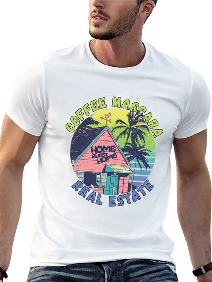 Coffee Mascara Real Estate T-Shirt