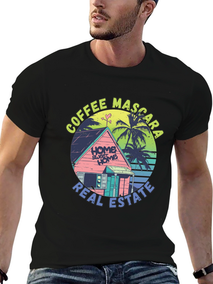 Coffee Mascara Real Estate T-Shirt