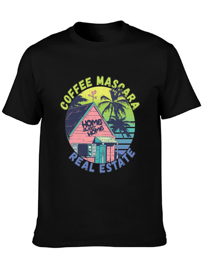 Coffee Mascara Real Estate T-Shirt