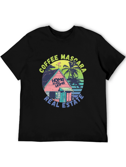 Coffee Mascara Real Estate T-Shirt