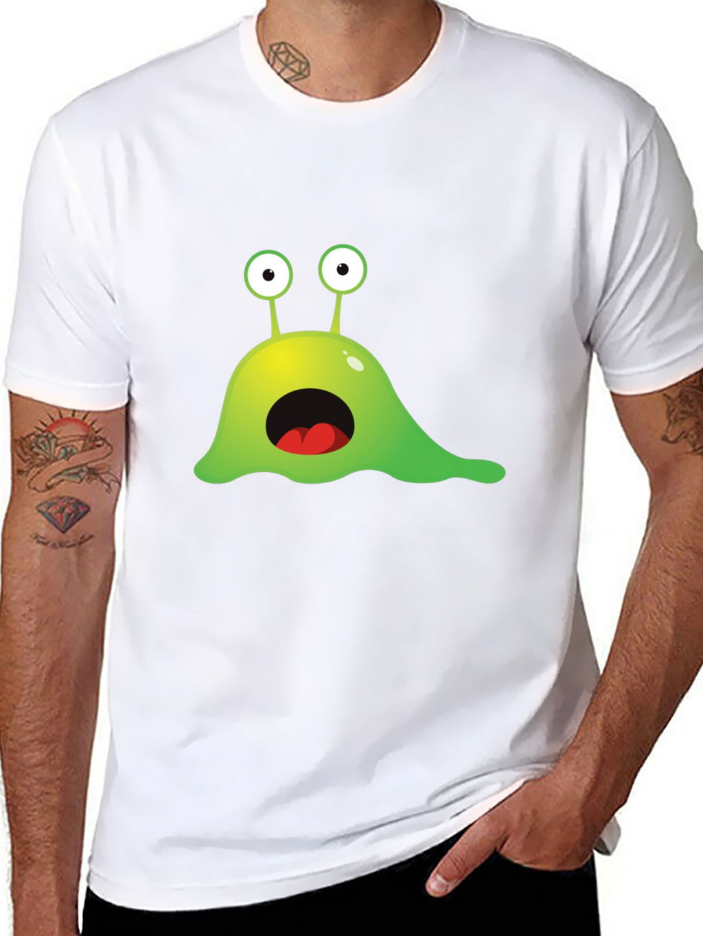 Funny Alien Slime Graphic T-Shirt