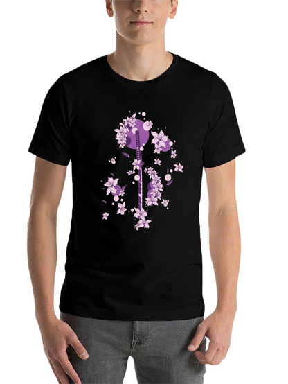 Katana & Cherry Blossom Graphic Tee