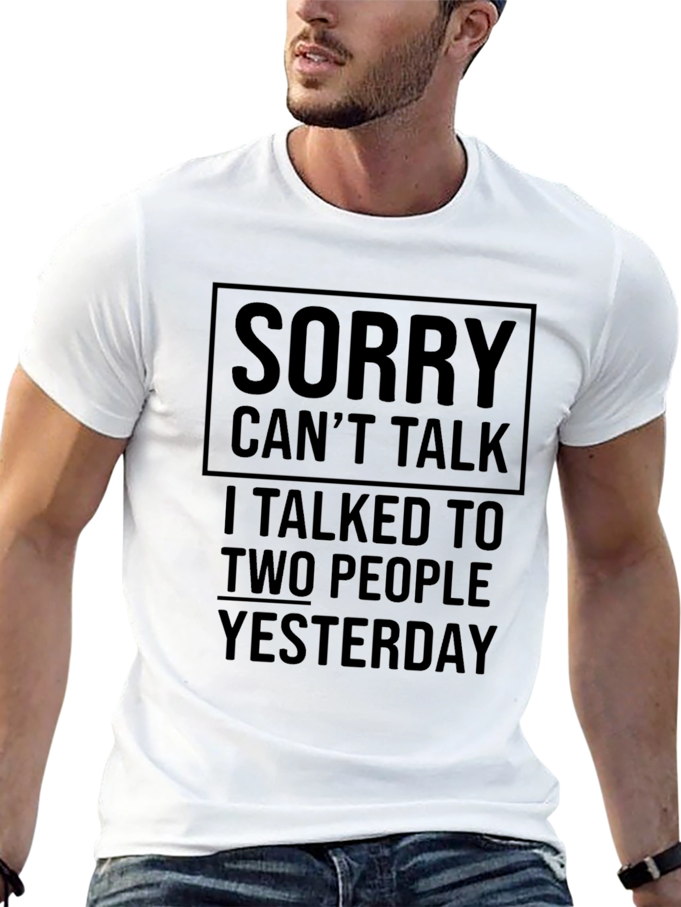 Sorry Cant Talk T-Shirt