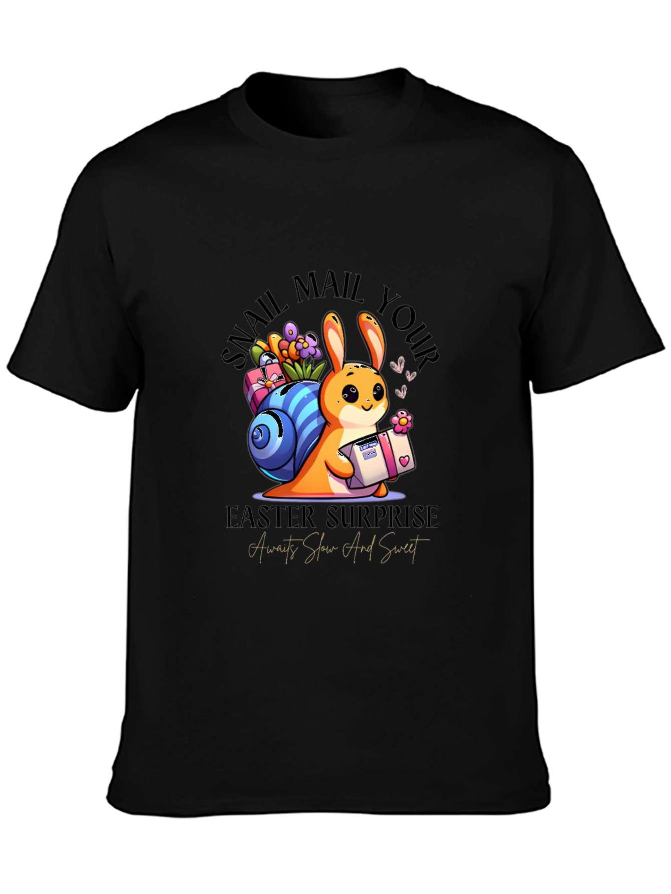 Easter Snail Mail Bunny T-Shirt